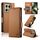 Per Xiaomi 14T Custodia per telefono in pelle smerigliata magnetica con fibbia laterale (marrone) Per Xiaomi 14T Custodia per telefono in pelle smerigliata magnetica con fibbia laterale (marrone)