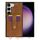 For Samsung Galaxy S23+ 5G Skin Card Bag Crossbody Lanyard Phone Case(Brown) For Samsung Galaxy S23+ 5G Skin Card Bag Crossbody Lanyard Phone Case(Brown)