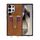 For Samsung Galaxy S24 Ultra 5G Skin Card Bag Crossbody Lanyard Phone Case(Brown) For Samsung Galaxy S24 Ultra 5G Skin Card Bag Crossbody Lanyard Phone Case(Brown)