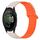 Per Garmin Forerunner 165 cinturino in silicone con fibbia magnetica bicolore da 20 mm (trasparente+arancione) Per Garmin Forerunner 165 cinturino in silicone con fibbia magnetica bicolore da 20 mm (trasparente+arancione)