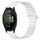 Per Garmin Forerunner 165 cinturino in silicone con fibbia magnetica bicolore da 20 mm (bianco) Per Garmin Forerunner 165 cinturino in silicone con fibbia magnetica bicolore da 20 mm (bianco)