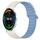 Per Garmin Venu 3 cinturino in silicone con fibbia magnetica bicolore da 22 mm (bianco+blu) Per Garmin Venu 3 cinturino in silicone con fibbia magnetica bicolore da 22 mm (bianco+blu)