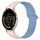 For Garmin Venu 3S Dual Color Magnetic Buckle 18mm Silicone Watch Band(Pink+Blue) For Garmin Venu 3S Dual Color Magnetic Buckle 18mm Silicone Watch Band(Pink+Blue)