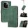 Per vivo iQOO Z9s Pro / T3 Pro 5G India Custodia per telefono in pelle con chiusura a scatto Cubic Skin Feel (verde) Per vivo iQOO Z9s Pro / T3 Pro 5G India Custodia per telefono in pelle con chiusura a scatto Cubic Skin Feel (verde)