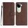 Per vivo iQOO Z9s / V40e India Custodia in pelle con motivo a cuore (marrone) Per vivo iQOO Z9s / V40e India Custodia in pelle con motivo a cuore (marrone)