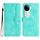 Per vivo iQOO Z9s / V40e India Custodia in pelle con motivo a cuore (azzurro chiaro) Per vivo iQOO Z9s / V40e India Custodia in pelle con motivo a cuore (azzurro chiaro)