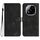 Per Redmi Note 14 Pro+ 5G Custodia in pelle con motivo a cuore (nero)