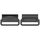 For Garmin 20mm 1 Pair Metal Medium Adapter Watch Band Quick Release Connector(Black) For Garmin 20mm 1 Pair Metal Medium Adapter Watch Band Quick Release Connector(Black)