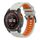 Per Garmin 26mm cinturino in silicone a sgancio rapido bicolore con strumento (grigio arancione) Per Garmin 26mm cinturino in silicone a sgancio rapido bicolore con strumento (grigio arancione)