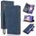 Per Samsung Galaxy S23 FE 5G Custodia per telefono in pelle di vitello con texture Fantasy Skin-feel (blu) Per Samsung Galaxy S23 FE 5G Custodia per telefono in pelle di vitello con texture Fantasy Skin-feel (blu)