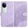 Per vivo iQOO Z9s / V40e India YX0060 Custodia in pelle per telefono con testa di elefante in rilievo con cordino (viola chiaro) Per vivo iQOO Z9s / V40e India YX0060 Custodia in pelle per telefono con testa di elefante in rilievo con cordino (viola chiaro)