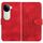 Per vivo iQOO Z9s / V40e India YX0060 Custodia in pelle con testa di elefante in rilievo e cordino (rosso) Per vivo iQOO Z9s / V40e India YX0060 Custodia in pelle con testa di elefante in rilievo e cordino (rosso)