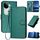 Per vivo iQOO Z9s / V40e India YX0070 Custodia per telefono in pelle con fibbia in fibra di carbonio con cordino (verde scuro) Per vivo iQOO Z9s / V40e India YX0070 Custodia per telefono in pelle con fibbia in fibra di carbonio con cordino (verde scuro)