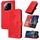 Per Redmi Note 14 Pro+ 5G Datura Flower Embossed Flip Custodia in Pelle per Telefono (Rosso) Per Redmi Note 14 Pro+ 5G Datura Flower Embossed Flip Custodia in Pelle per Telefono (Rosso)