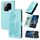 Per Redmi Note 14 Pro+ 5G Datura Flower Embossed Flip Custodia in Pelle per Telefono (Blu Chiaro) Per Redmi Note 14 Pro+ 5G Datura Flower Embossed Flip Custodia in Pelle per Telefono (Blu Chiaro)