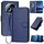Per Redmi Note 14 Pro+ 5G YX0070 Custodia in pelle con fibbia in fibra di carbonio e cordino (blu reale) Per Redmi Note 14 Pro+ 5G YX0070 Custodia in pelle con fibbia in fibra di carbonio e cordino (blu reale)