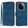 Per vivo iQOO Z9s Pro / T3 Pro 5G India Line Pattern Skin Feel Custodia in pelle per telefono (blu reale) Per vivo iQOO Z9s Pro / T3 Pro 5G India Line Pattern Skin Feel Custodia in pelle per telefono (blu reale)