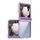 Custodia per telefono pieghevole trasparente con cerniera per Honor Magic V Flip Plating (viola) Custodia per telefono pieghevole trasparente con cerniera per Honor Magic V Flip Plating (viola)