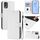 For Nokia C32 Skin Feel Solid Color Leather Phone Case with Lanyard(White) For Nokia C32 Skin Feel Solid Color Leather Phone Case with Lanyard(White)