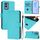 For Nokia X30 5G Skin Feel Solid Color Leather Phone Case with Lanyard(Lake Blue) For Nokia X30 5G Skin Feel Solid Color Leather Phone Case with Lanyard(Lake Blue)
