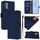 For Nokia G400 Skin Feel Solid Color Leather Phone Case with Lanyard(Navy Blue) For Nokia G400 Skin Feel Solid Color Leather Phone Case with Lanyard(Navy Blue)