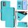 For Nokia G400 Skin Feel Solid Color Leather Phone Case with Lanyard(Lake Blue) For Nokia G400 Skin Feel Solid Color Leather Phone Case with Lanyard(Lake Blue)