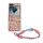 For Samsung Galaxy Z Flip6 Illusory Color Weaving Texture Phone Case with Color Strap(Pink) For Samsung Galaxy Z Flip6 Illusory Color Weaving Texture Phone Case with Color Strap(Pink)