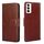 For OPPO Reno12 5G Global Crystal Texture Leather Phone Case(Brown)