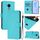 For Nokia C30 Skin Feel Solid Color Leather Phone Case with Lanyard(Lake Blue) For Nokia C30 Skin Feel Solid Color Leather Phone Case with Lanyard(Lake Blue)