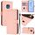For Nokia XR20 Skin Feel Solid Color Leather Phone Case with Lanyard(Pink) For Nokia XR20 Skin Feel Solid Color Leather Phone Case with Lanyard(Pink)