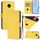 For Nokia C10 / C20 Skin Feel Solid Color Leather Phone Case with Lanyard(Lemon Yellow) For Nokia C10 / C20 Skin Feel Solid Color Leather Phone Case with Lanyard(Lemon Yellow)