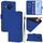 For Nokia X20 / X10 Skin Feel Solid Color Leather Phone Case with Lanyard(Dark Blue) For Nokia X20 / X10 Skin Feel Solid Color Leather Phone Case with Lanyard(Dark Blue)