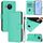 For Nokia X20 / X10 Skin Feel Solid Color Leather Phone Case with Lanyard(Green) For Nokia X20 / X10 Skin Feel Solid Color Leather Phone Case with Lanyard(Green)