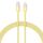Cavo di ricarica rapida Baseus Discolor Series 20W USB-C/Type-C a 8 pin, lunghezza cavo: 2 m (giallo) Cavo di ricarica rapida Baseus Discolor Series 20W USB-C/Type-C a 8 pin, lunghezza cavo: 2 m (giallo)