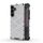 For Samsung Galaxy S25 5G Honeycomb Shockproof Phone Case(White)