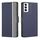 Per OPPO Reno12 5G Global Twill Texture Custodia in pelle con pulsanti laterali (blu) Per OPPO Reno12 5G Global Twill Texture Custodia in pelle con pulsanti laterali (blu)
