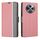 Per OPPO Reno12 F 5G Custodia in pelle con pulsanti laterali in twill texture (rosa) Per OPPO Reno12 F 5G Custodia in pelle con pulsanti laterali in twill texture (rosa)