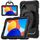 For Xiaomi Redmi Pad SE 8.7 2024 D Type Silicone Hybrid PC Tablet Case with Handle Holder(Black) For Xiaomi Redmi Pad SE 8.7 2024 D Type Silicone Hybrid PC Tablet Case with Handle Holder(Black)