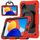 For Xiaomi Redmi Pad SE 8.7 2024 D Type Silicone Hybrid PC Tablet Case with Handle Holder(Red) For Xiaomi Redmi Pad SE 8.7 2024 D Type Silicone Hybrid PC Tablet Case with Handle Holder(Red)
