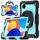 For Xiaomi Redmi Pad SE 8.7 2024 D Type Silicone Hybrid PC Tablet Case with Handle Holder(Light Blue PC) For Xiaomi Redmi Pad SE 8.7 2024 D Type Silicone Hybrid PC Tablet Case with Handle Holder(Light Blue PC)