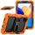 For Xiaomi Redmi Pad SE 8.7 2024 Silicone Hydric PC Tablet Case with Shoulder Strap & Holder(Orange) For Xiaomi Redmi Pad SE 8.7 2024 Silicone Hydric PC Tablet Case with Shoulder Strap & Holder(Orange)