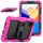 Per Xiaomi Redmi Pad SE 8.7 2024 Custodia in silicone Hydric PC Tablet con tracolla e supporto (rosso rosa) Per Xiaomi Redmi Pad SE 8.7 2024 Custodia in silicone Hydric PC Tablet con tracolla e supporto (rosso rosa)
