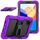 For Xiaomi Redmi Pad SE 8.7 2024 Silicone Hydric PC Tablet Case with Shoulder Strap & Holder(Purple) For Xiaomi Redmi Pad SE 8.7 2024 Silicone Hydric PC Tablet Case with Shoulder Strap & Holder(Purple)