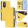 Per Honor 50 SE / Huawei nova 9 SE Custodia in pelle tinta unita effetto pelle con cordino (giallo limone) Per Honor 50 SE / Huawei nova 9 SE Custodia in pelle tinta unita effetto pelle con cordino (giallo limone)