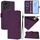 Custodia per telefono in pelle tinta unita per Honor Play 50 con cordino (viola) Custodia per telefono in pelle tinta unita per Honor Play 50 con cordino (viola)