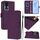Custodia per telefono in pelle tinta unita per Honor 80 con cordino (viola) Custodia per telefono in pelle tinta unita per Honor 80 con cordino (viola)