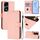 Custodia per telefono in pelle tinta unita per Honor 80 GT Skin Feel con cordino (rosa) Custodia per telefono in pelle tinta unita per Honor 80 GT Skin Feel con cordino (rosa)