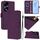 Custodia per telefono in pelle tinta unita per Honor 80 GT Skin Feel con cordino (viola) Custodia per telefono in pelle tinta unita per Honor 80 GT Skin Feel con cordino (viola)