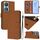 Per Honor 90 Smart / X7b 5G / 4G Custodia in pelle tinta unita con cordino (marrone) Per Honor 90 Smart / X7b 5G / 4G Custodia in pelle tinta unita con cordino (marrone)