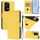 Custodia per telefono in pelle tinta unita con cordino per Honor 200 Lite Global Skin Feel (giallo limone) Custodia per telefono in pelle tinta unita con cordino per Honor 200 Lite Global Skin Feel (giallo limone)
